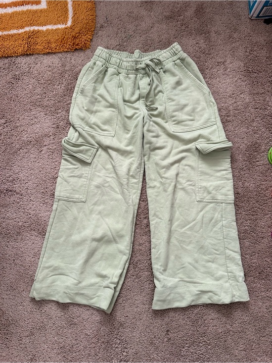 wild fable Pants - wild fable Sage Green Wide Leg Cargo Sweatpants